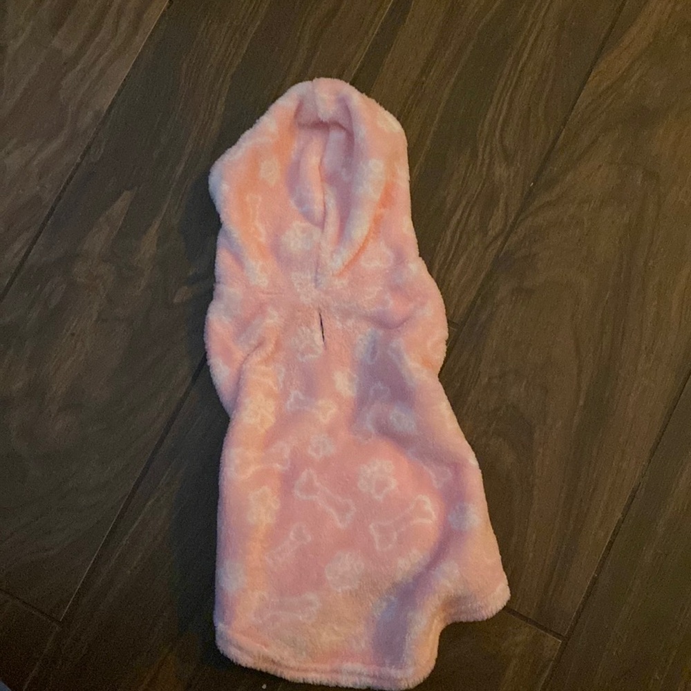 Pink pet sweater